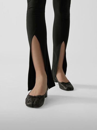 Black ballerina pumps on sale