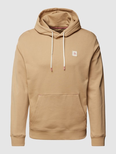 Scotch & Soda Hoodie mit Logo-Badge Beige 2