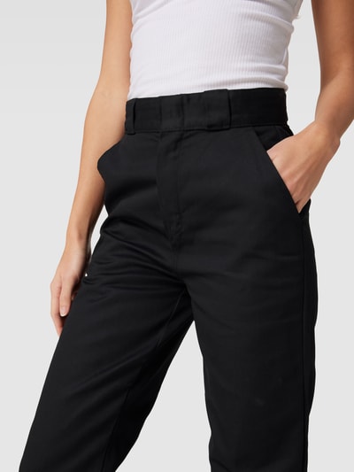 Dickies Korte stoffen broek met labeldetail, model 'THE PHOENIX' Zwart - 3