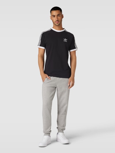 adidas Originals T-Shirt mit Galonstreifen Black 1