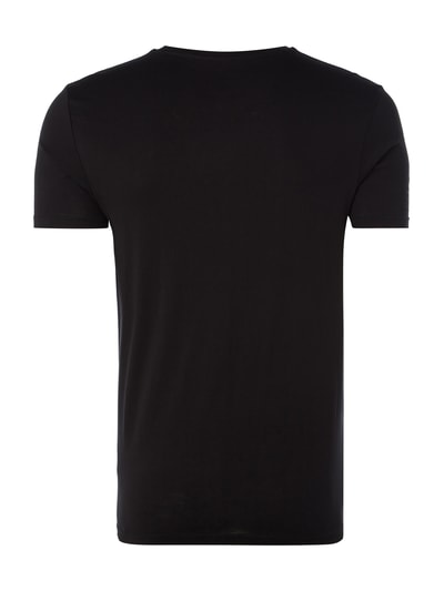 Montego T-Shirt mit Logo-Print  Black 3