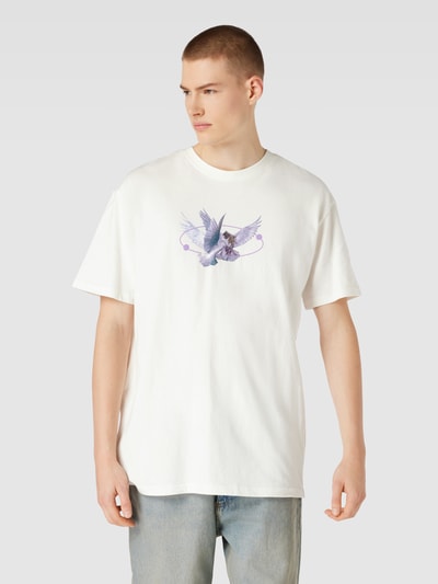 Mister Tee T-Shirt mit Motiv-Print Modell 'VIVE LE LIBERTÉ' Offwhite 4