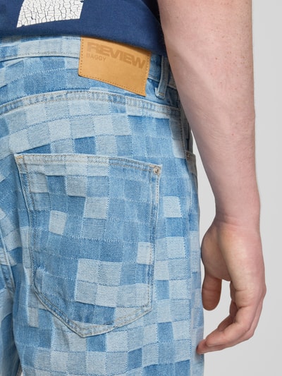 REVIEW Baggy Fit Jeans aus reiner Baumwolle Blau 3