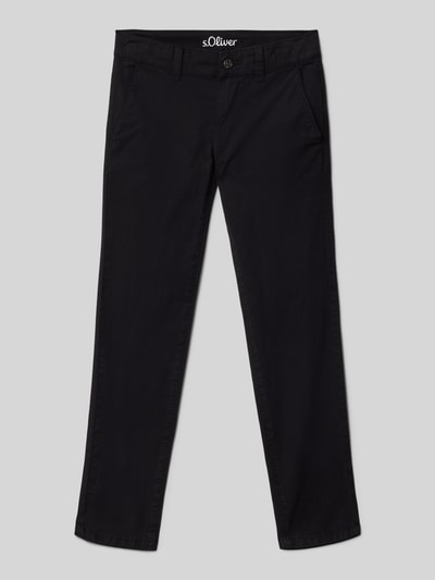 s.Oliver RED LABEL Regular Fit Chino mit Weitenregulierung innen Black 1