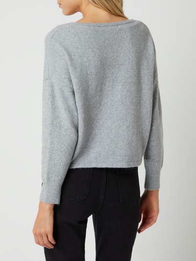 Vero Moda Pullover in Melange-Optik Modell 'Doffy' Hellgrau 5