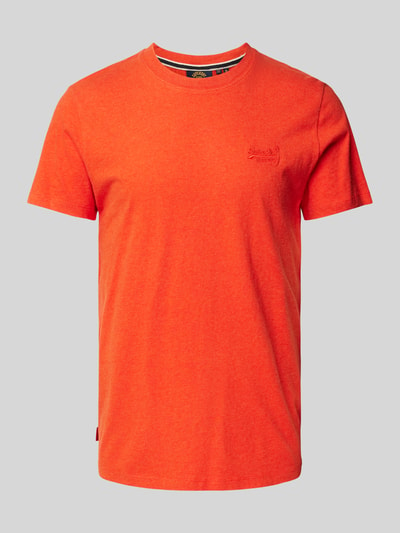 Superdry T-Shirt in Melange-Optik Modell 'Vintage Logo' Orange Melange 2