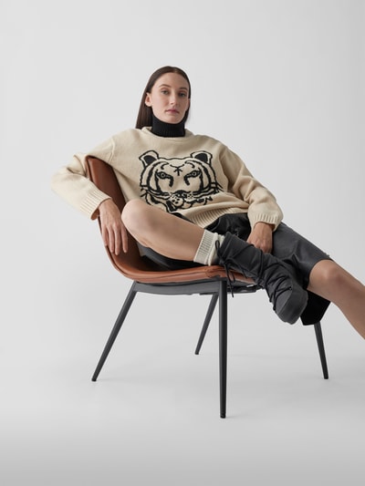 Kenzo Pullover mit Logo-Print Sand 6