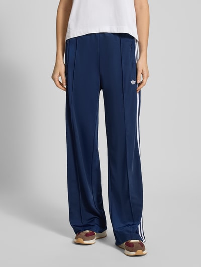 adidas Originals Trainingsbroek met logo en elastische band, model 'FIREBIRD' Donkerblauw - 4