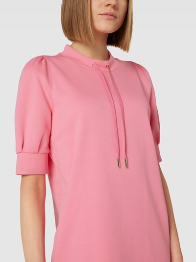 JOOP! Knielange sweatjurk met ronde hals Roze - 3