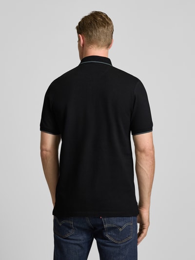 s.Oliver RED LABEL Regular Fit Poloshirt aus Baumwoll-Mix Black 5