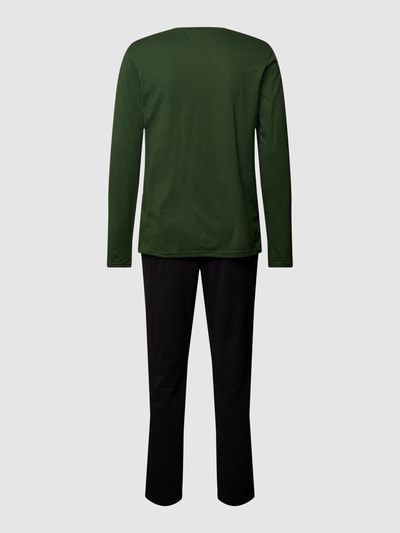 Jack & Jones Pyjama met ronde hals, model 'BASIC LABEL' Groen - 3