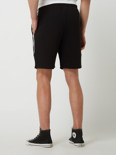 Lacoste Regular Fit Sweatshorts mit Logo-Streifen Black 5