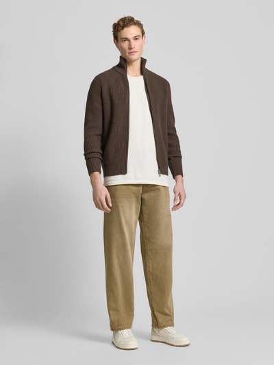 WOODBIRD Straight fit jeans in 5-pocketmodel, model 'Leroy' Beige - 1