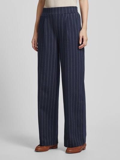 B.Young Baggy fit stoffen broek met elastische band, model 'Rowan' Marineblauw - 4