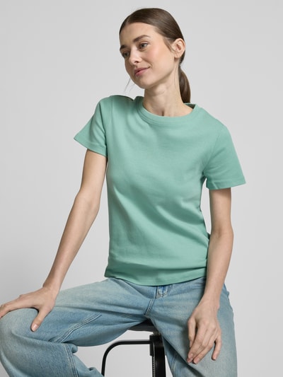 Tom Tailor Regular Fit T-Shirt aus reiner Baumwolle Mint 3