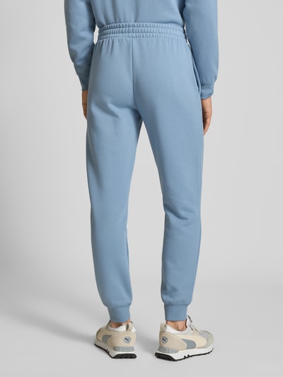 PUMA PERFORMANCE Sweatpants met labelstitching en elastische band Lichtblauw - 5