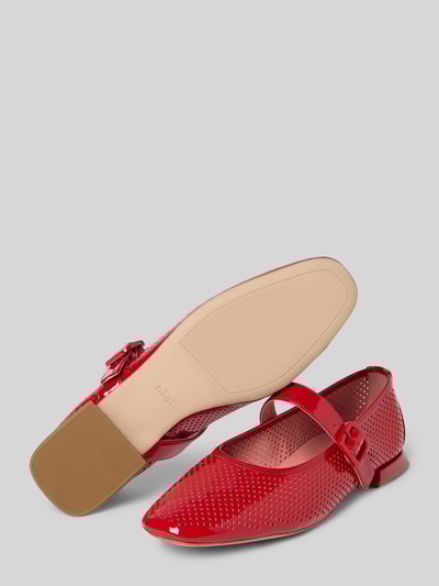 Högl Ballerinas mit Lochmuster Rot 4