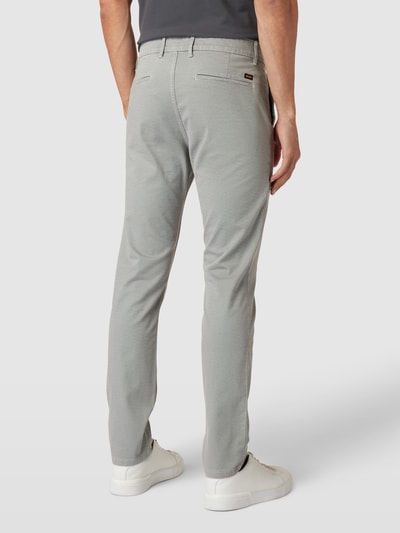 BOSS Orange Slim fit chino met Franse steekzakken Lichtgrijs - 5