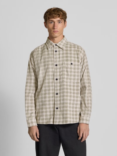 Only & Sons Loose Fit Hemd aus reiner Baumwolle Modell 'WALEED ' Offwhite 4