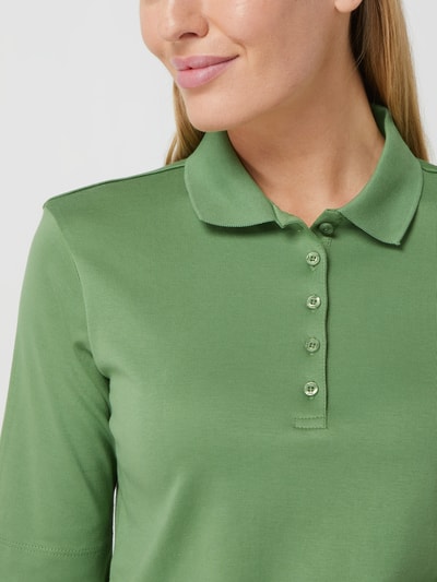 Christian Berg Woman Poloshirt aus Pima-Baumwolle Gruen 3