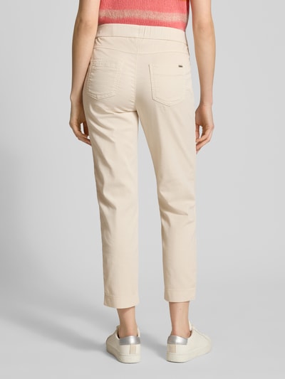 TONI Regular fit joggingbroek met verkort model, model 'Sue' Zand - 5