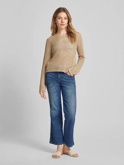 Cambio Bootcut jeans met siersteentjes, model 'FRANCESCA' Blauw - 1