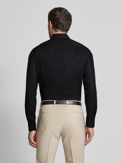 BOSS Slim Fit Business-Hemd mit Kentkragen Black 5
