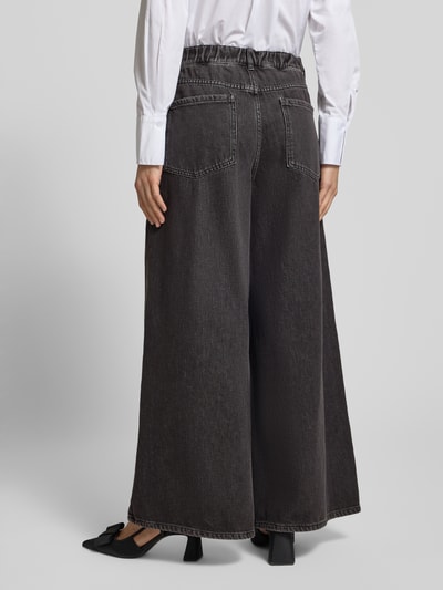 Weekend Max Mara Relaxed Fit Jeans aus reiner Baumwolle Black 5