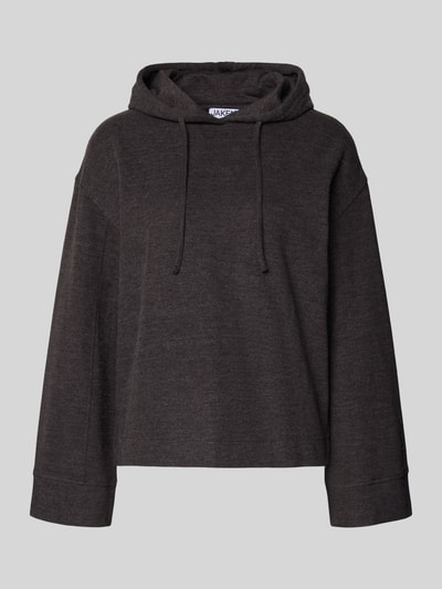 Jake*s Casual Hoodie Schoko Melange 2