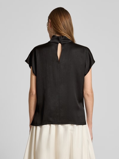 Drykorn Blouseshirt met opstaande kraag, model 'ALARIA' Zwart - 5