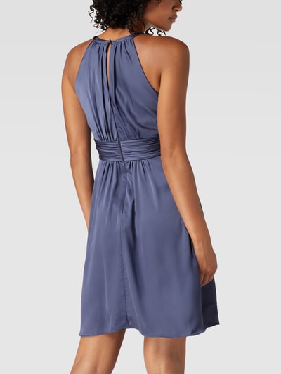 Jake*s Cocktail Cocktailkleid mit amerikanischem Ausschnitt Rauchblau 5