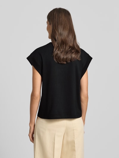 s.Oliver RED LABEL Relaxed Fit T-Shirt aus reiner Baumwolle BLACK 5