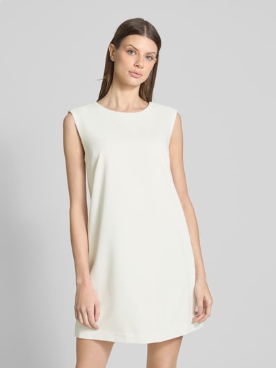 Vila Kokerjurk met strikdetail, model 'VIGERY' Offwhite - 4