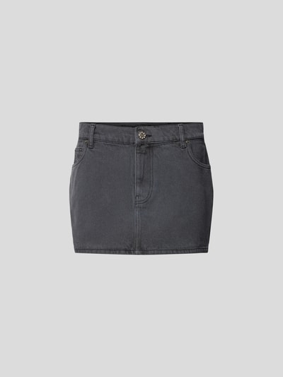 ROTATE Minirock in Jeans-Optik Anthrazit 2