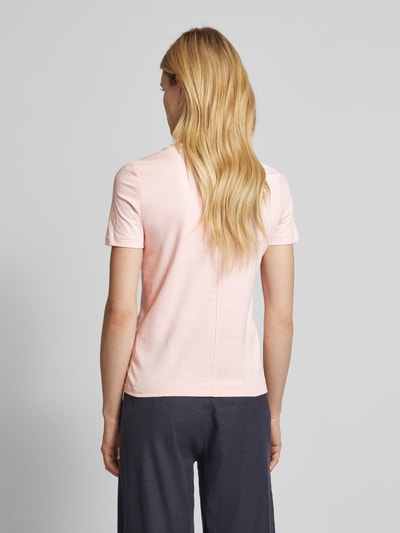 Tommy Hilfiger T-Shirt mit Label-Stitching Modell 'SCRIPT' Rosa 5