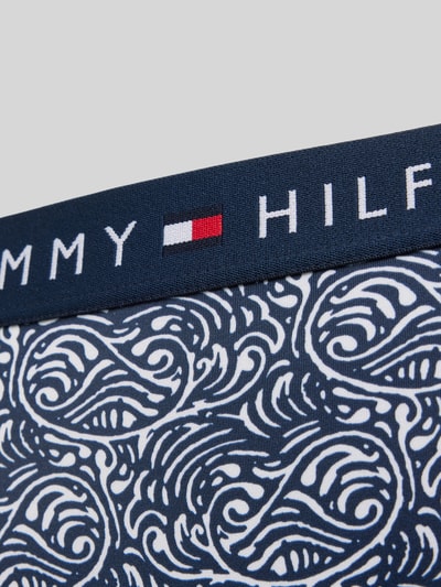 TOMMY HILFIGER Bikini-Hose mit Label-Bund Modell 'CHEEKY SIDE' Marine 2