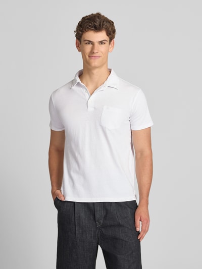 Superdry Slim Fit Poloshirt mit Brusttasche Offwhite 4