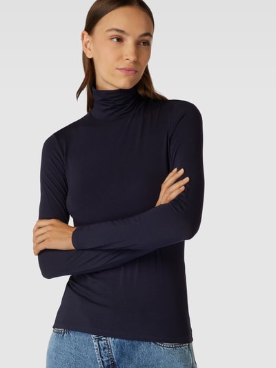 Weekend Max Mara Longsleeve in melierter Optik Modell 'MULTIF' Marine 3