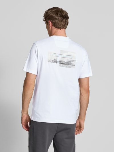 BOSS Green Regular Fit T-Shirt aus Baumwoll-Mix Weiss 5