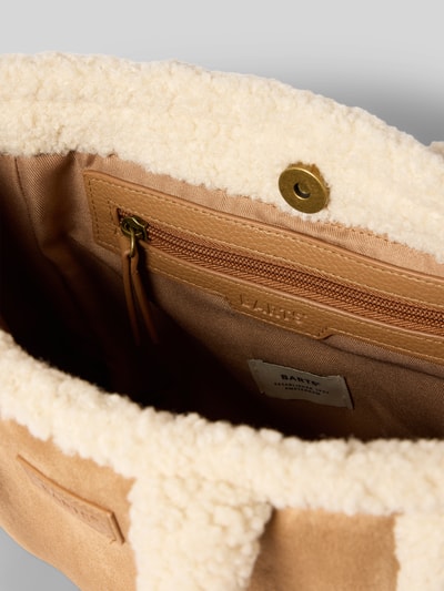 Barts Handbag mit Logo-Patch Modell 'Aedey' Hellbraun 5