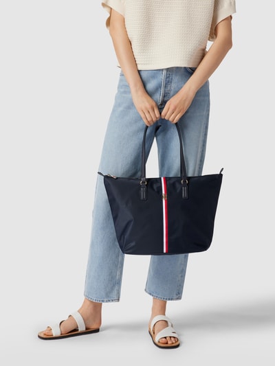 Tommy Hilfiger Shopper mit Label-Details Marine 1