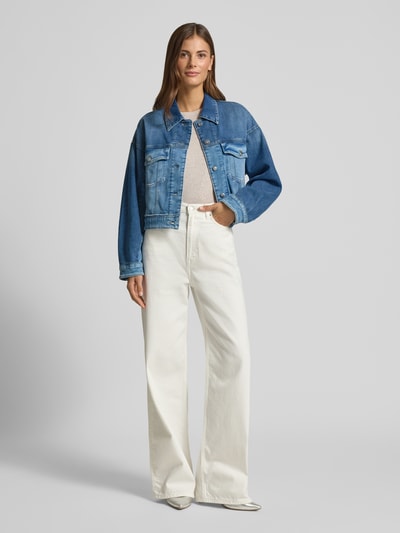 Marc Cain Jeansjacke mit Knopfleiste Marine 1