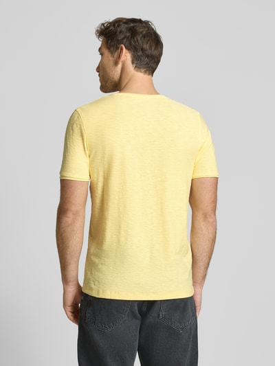 MCNEAL T-shirt met V-hals Lichtgeel - 5