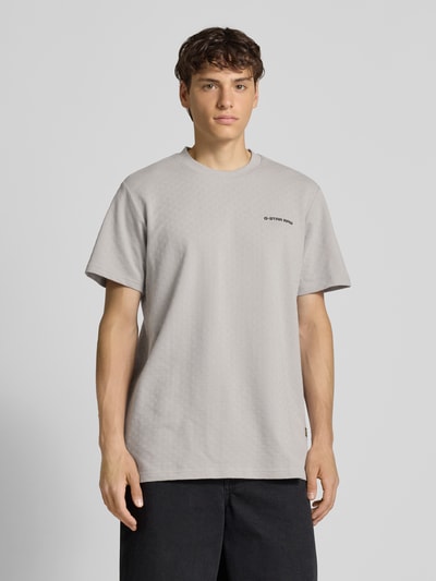 G-Star Raw Loose Fit T-Shirt mit Rundhalsausschnitt Hellgrau 4