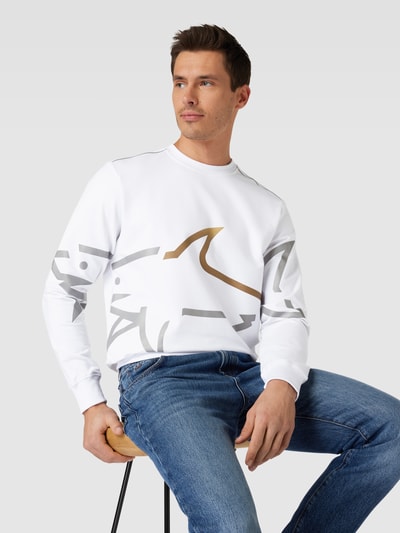 Paul & Shark Sweatshirt met logoprint Wit - 3