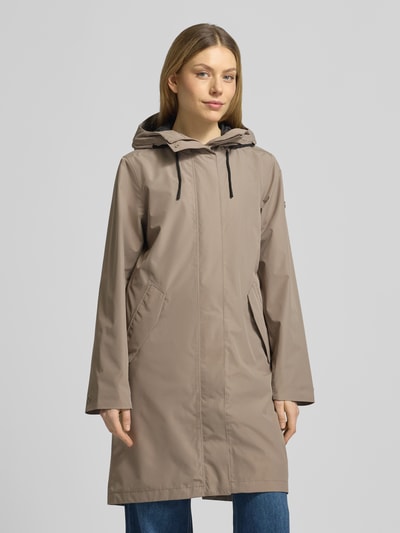 Didriksons Parka mit Pattentaschen Modell 'ELINA' Taupe 4