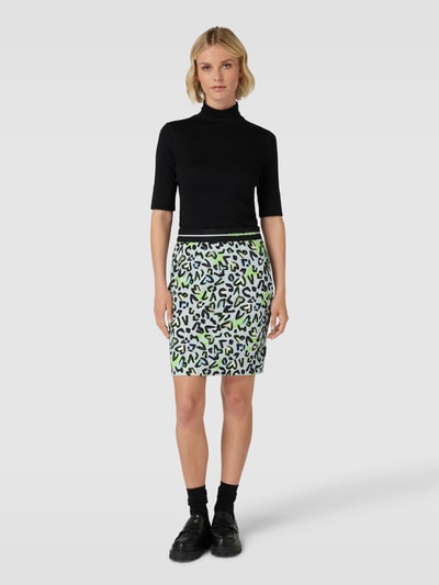 Marc Cain T-shirt met opstaande kraag Zwart - 1