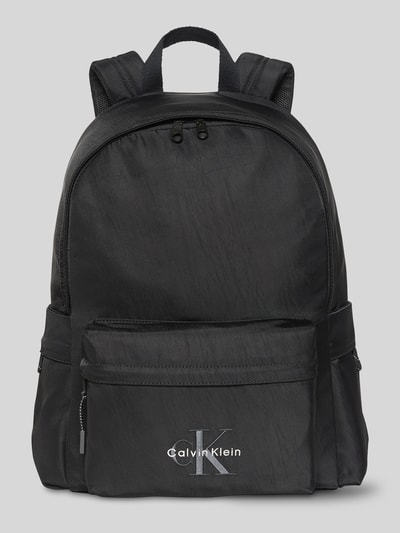 CK Calvin Klein Rucksack mit Logo-Stitching BLACK 2