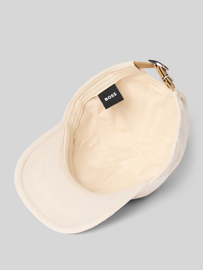 BOSS Basecap in Cord Optik Modell 'ARI' Offwhite 2