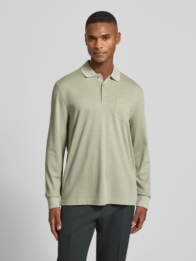 bugatti Koszulka polo z wyhaftowanym logo Jasnozielony 4